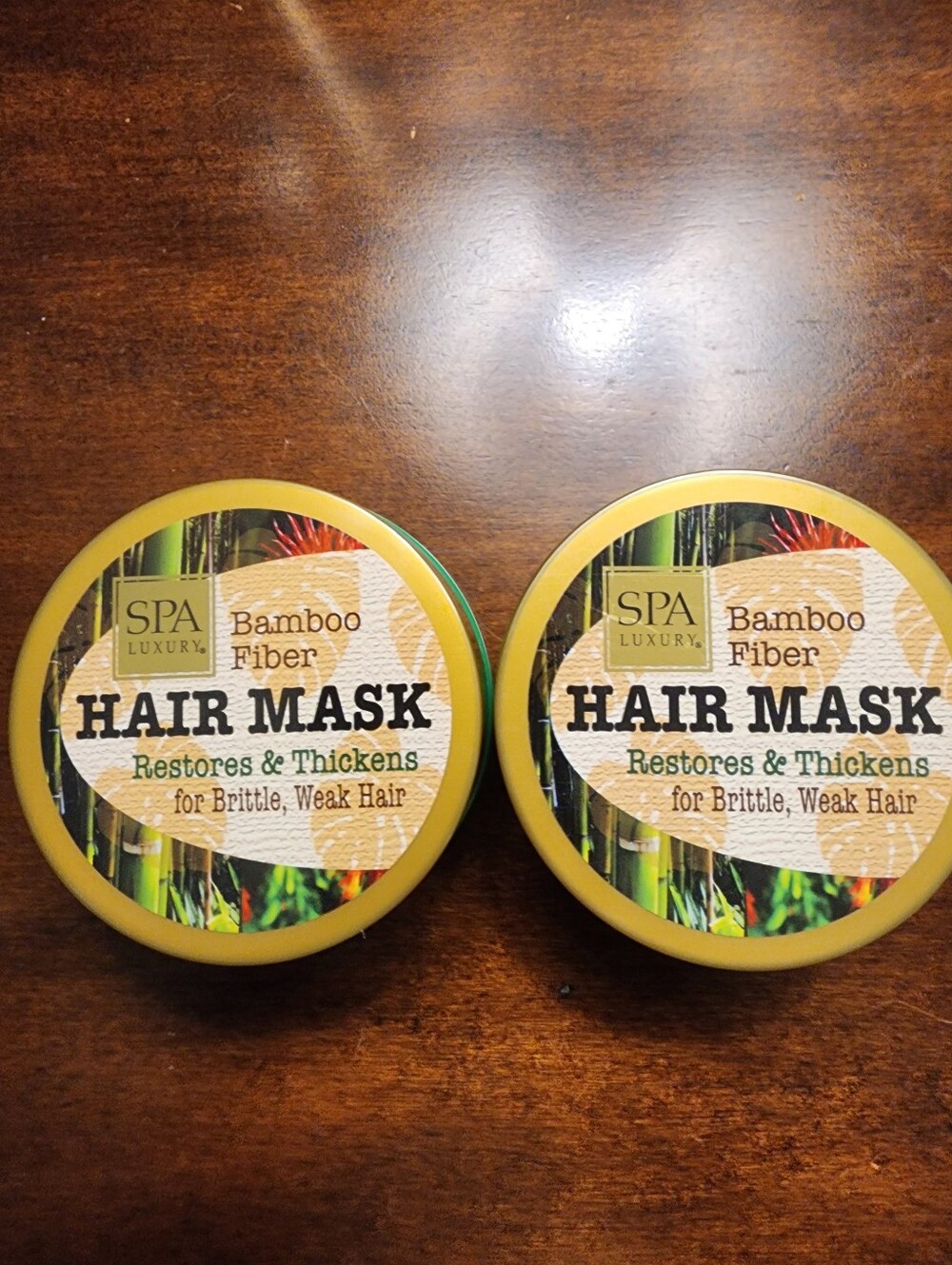 (2)Bamboo Fiber Hair Mask - Yellow